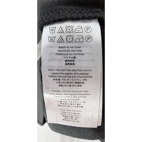 Michael Kors Men's NWT Black 1/4 Zip Pullover Sweatshirt Size Large $145 MSRP - Picture 6 of 12